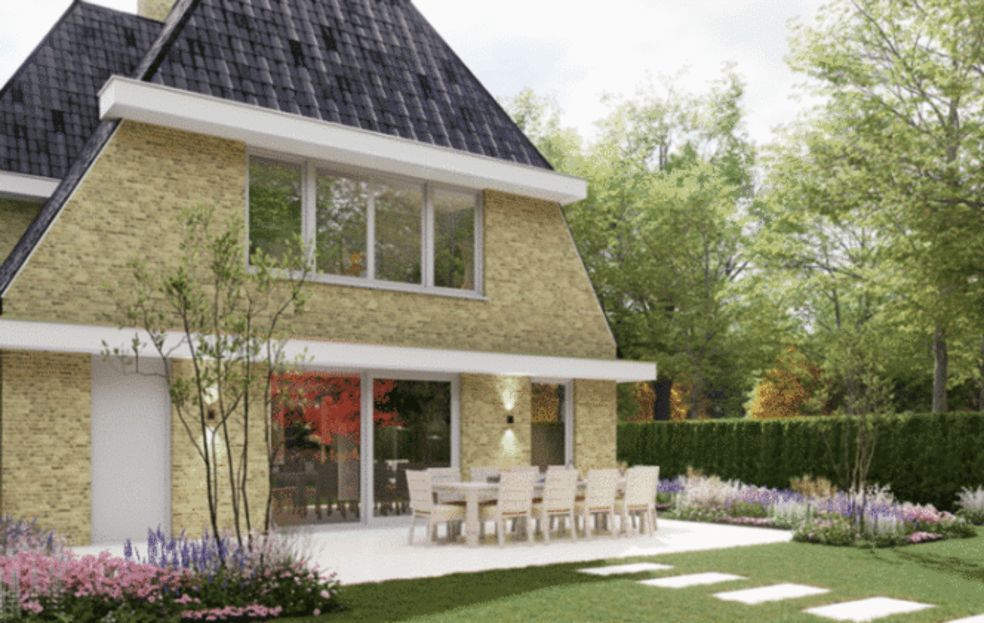 Ontwerp tuin Lunteren - Soetendaal Hoveniers
