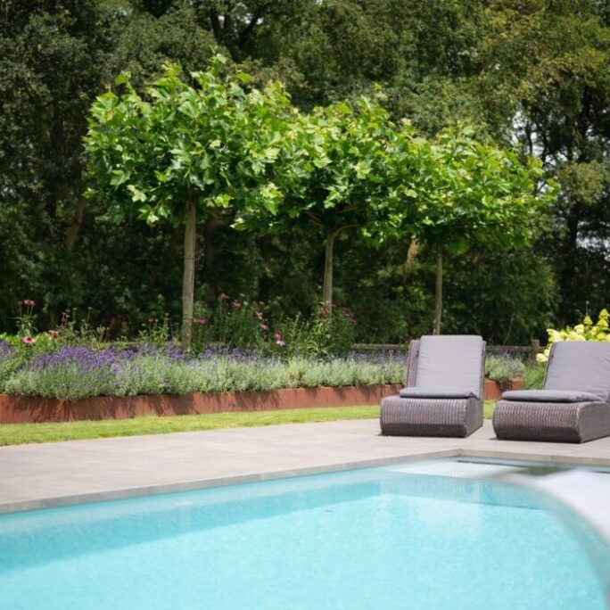 Aanleg luxueuze tuin in Lunteren