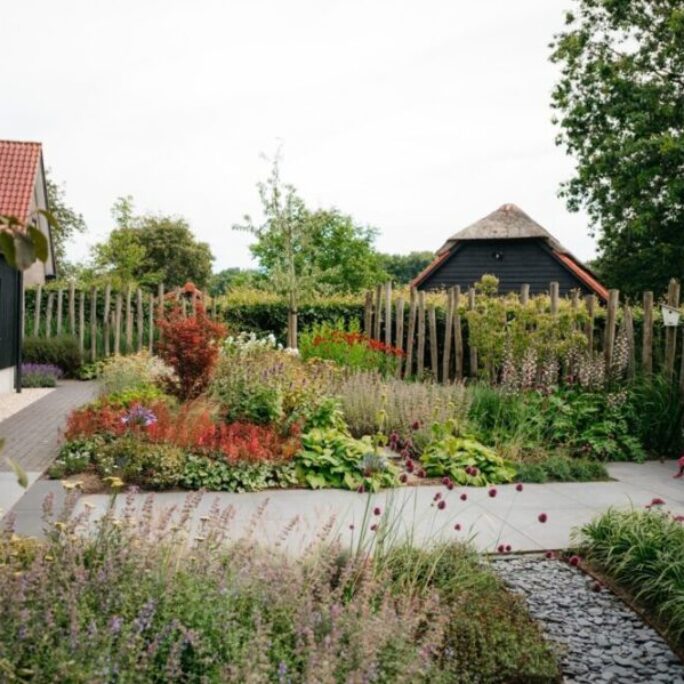 Natuurlijke tuin te Stroe