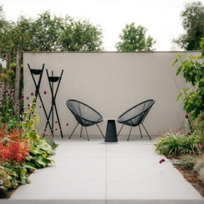 Natuurlijke tuin te Stroe