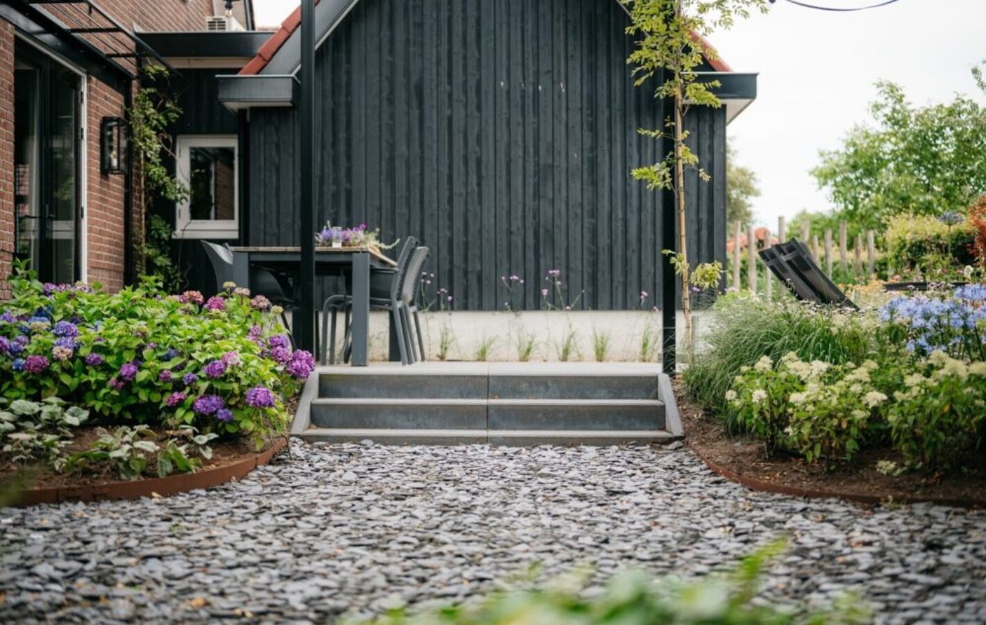 Natuurlijke tuin te Stroe