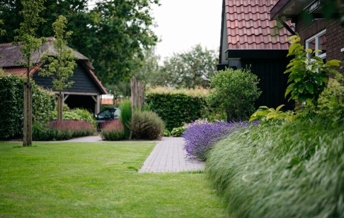 Natuurlijke tuin te Stroe