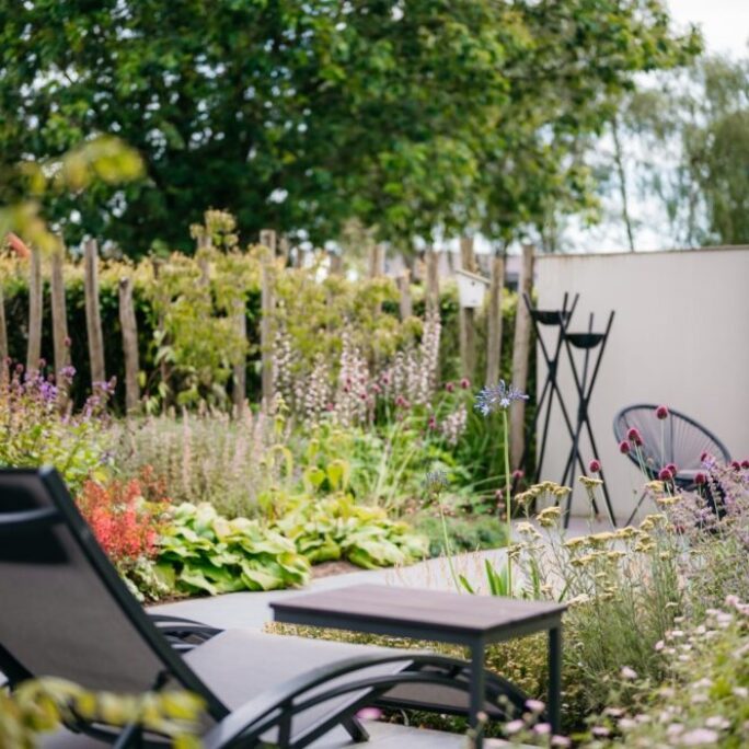 Natuurlijke tuin te Stroe
